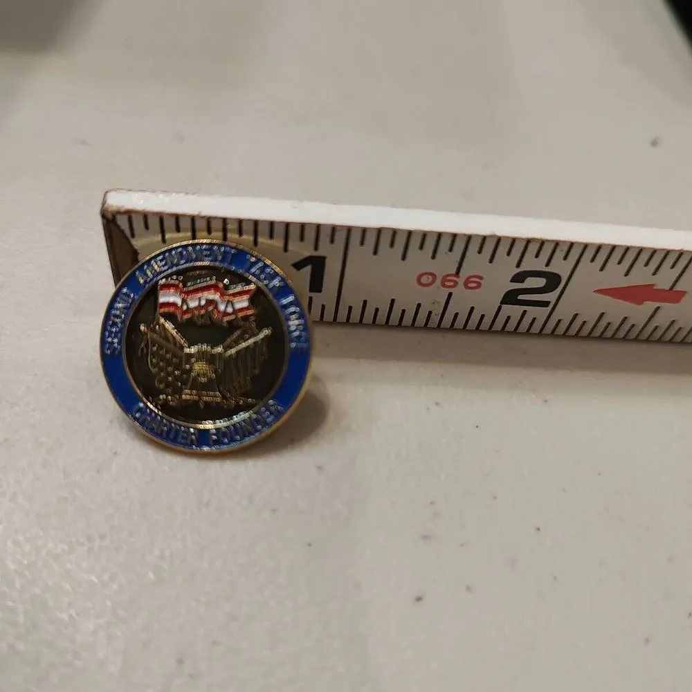 Second Amendment Presidential Task Force Chapter Founder Pin‎ Patriotic USA
